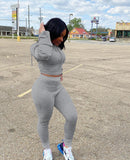 Hoodie fabric sportswear suit