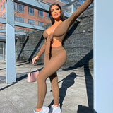 X00662M Phoenix Fashion casual suit fall 2021 long-sleeved V-neck bow crop top slimming trousers