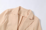 X00491V New 2021 autumn/winter Women's new single breasted long - sleeved fashionable slim casual small suit