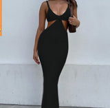 Fashion sexy print long sleeve dress+Irregular dress with halter and sexy PROM bandage dress