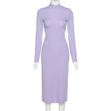 Phoenix New arrival sexy women dress+Long-sleeved strapless slim fashion dress