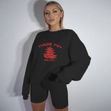 X00789M Phoenix Printed hoodie shorts suit for women street casual long sleeve loose and simple temperament two-piece set