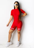 2020 vendors clothing sexy Sport monochrome monogrammed sports jumpsuit