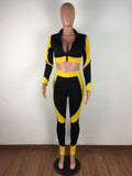 New arrival sport women two-piece set+Matching color slimming package hip hole sexy sports suit