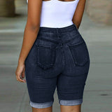 X00339M hot style summer 2021 women pants Sexy cut-out women's short Hollowed-out jeans plus sizes