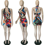 2021 Hot summer style women dresses Wish's best-selling swimsuit,a colorful printed dress