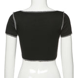 X00175V top selling Bright slim sexy midriff-baring women tops