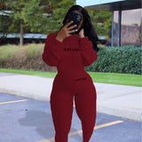 Phoenix New autumn/winter fall 2020 women clothes pure color bodysuit Super soft stretch jumpsuit with rib embroidery