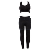 Women Tracksuit Yoga Set Running Fitness Jogging T-shirt Leggings Sports Suit Gym Sportswear Workout Clothes