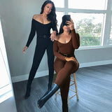 2020 New Fashion long sleeves slimming buttock-lifting jumpsuit women's sport yoga bodysuit bodycon in stock