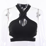 X00331S 2021 new summer cross-halter vest with a small tank top for yoga exercise