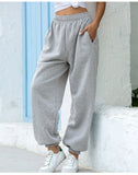 X00881M 2021 hot sale Home casual sports pants women's Beam foot trousers in stock