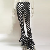 X00488L Phoenix Hot style new arrival women pants+Print tight flounces