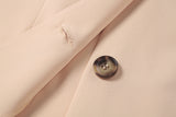 X00491V New 2021 autumn/winter Women's new single breasted long - sleeved fashionable slim casual small suit