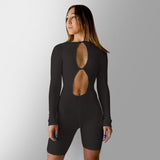 sexy casual bodycon 2020 autumn winter new fashion slim and sexy club hollow-out long sleeve jumpsuit