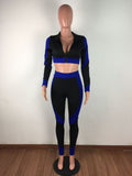 New arrival sport women two-piece set+Matching color slimming package hip hole sexy sports suit