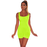 12 Color Sexy Playsuits Casual Fitness Summer Bodycon Jumpsuit Women Bodysuit Fashion Body Shorts Jumpsuits