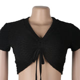 X00463L Phoenix New arrival sport women two-piece set+two-piece club suit with chest and short sleeves