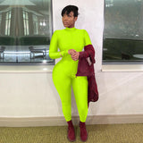 Fashion sport new arrival women jumpsuits+Solid color long zipper long sleeve 7-color jumpsuit