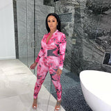 2020 wholesale workout Camouflage print summer one piece jumpsuit women