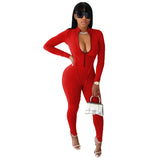 2021 hot sale women winter jumpsuits sexy XXL size PLUS size