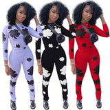 X01640C Phoenix A hot seller of sportswear leisure and fashion printed two-piece cross-border women's wear