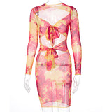 X00769M Phoenix Fashion sexy casual skirt for women new dress with long sleeves and a strapless camo sexy dresses