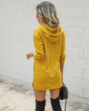 Autumn/Winter 2020 fashion slimming hoodie long sleeve women's dress casual short dress in stock