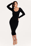 buttock sexy autumn dress 2020 autumn/winter new products Long-sleeved knit dresses