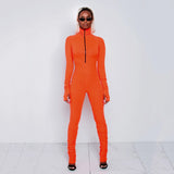 2020 Fashion women jumpsuit stacked joggers women one piece bodycon jumpsuit women romper stacked pink jumpsuit