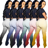 X00315L Hot sale new arrival sexy women pants+Gradually change color temperament to lift buttock slim small feet pants