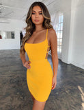 Wholesale Summer Women Sexy Backless Mini Bandage Dress