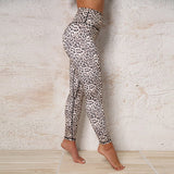 X00467S new design leopard print bright color skinny women pants yoga leggings