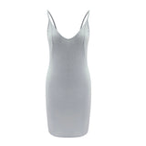 New arrival summer solid color backless sleeveless women casual dresses sexy casual+dresses