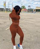 Hoodie fabric sportswear suit