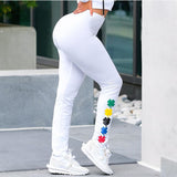 X00329L Phoenix Hot sale women long pants+Fashionable print sexy slim and hip casual pants