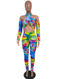 Phoenix Fashion sexy women jumpsuit+Urban casual fashion print women jumpsuit