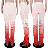 X00315L Hot sale new arrival sexy women pants+Gradually change color temperament to lift buttock slim small feet pants