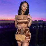 Hot selling sexy halter dress 2021 summer new style waist show skinny wrap skirt