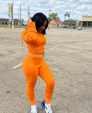 Hoodie fabric sportswear suit