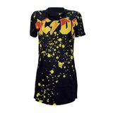 Women Printed short sleeves T-shirt fashion causal dress 2020 hot sale skirt street wear