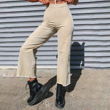 X00477L Phoenix Hot style new arrival women pants+Solid color corduroy pants+Sexy nine minutes straight pants