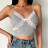 X00624S Summer Camis Women Crop Top Sleeveless Shirt Sexy Slim Lady Bralette Tops Strap Skinny Vest Camisole Women