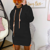 Phoenix 2020 hot sale women winter hoodie dresses