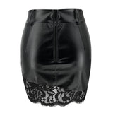 High Quality New Fashion Stylish Comfortable Sexy Mini Black Cotton Skirt