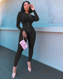 romper women summer clothes long sleeves playsuit elastic hight skinny serpentine bodycon rompers slim streetwear