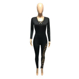 Phoenix romper women summer clothes long sleeves playsuit elastic hight skinny serpentine bodycon