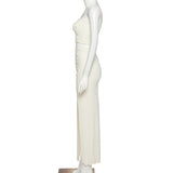 X00457V The fall 2021 women's dress with a slim tank top and a high waist and hip skirt casual suit