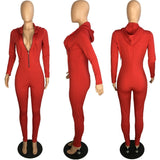 X00580L Phoenix New arrival sport women two-piece set+Stylish long sleeve hooded jumpsuit